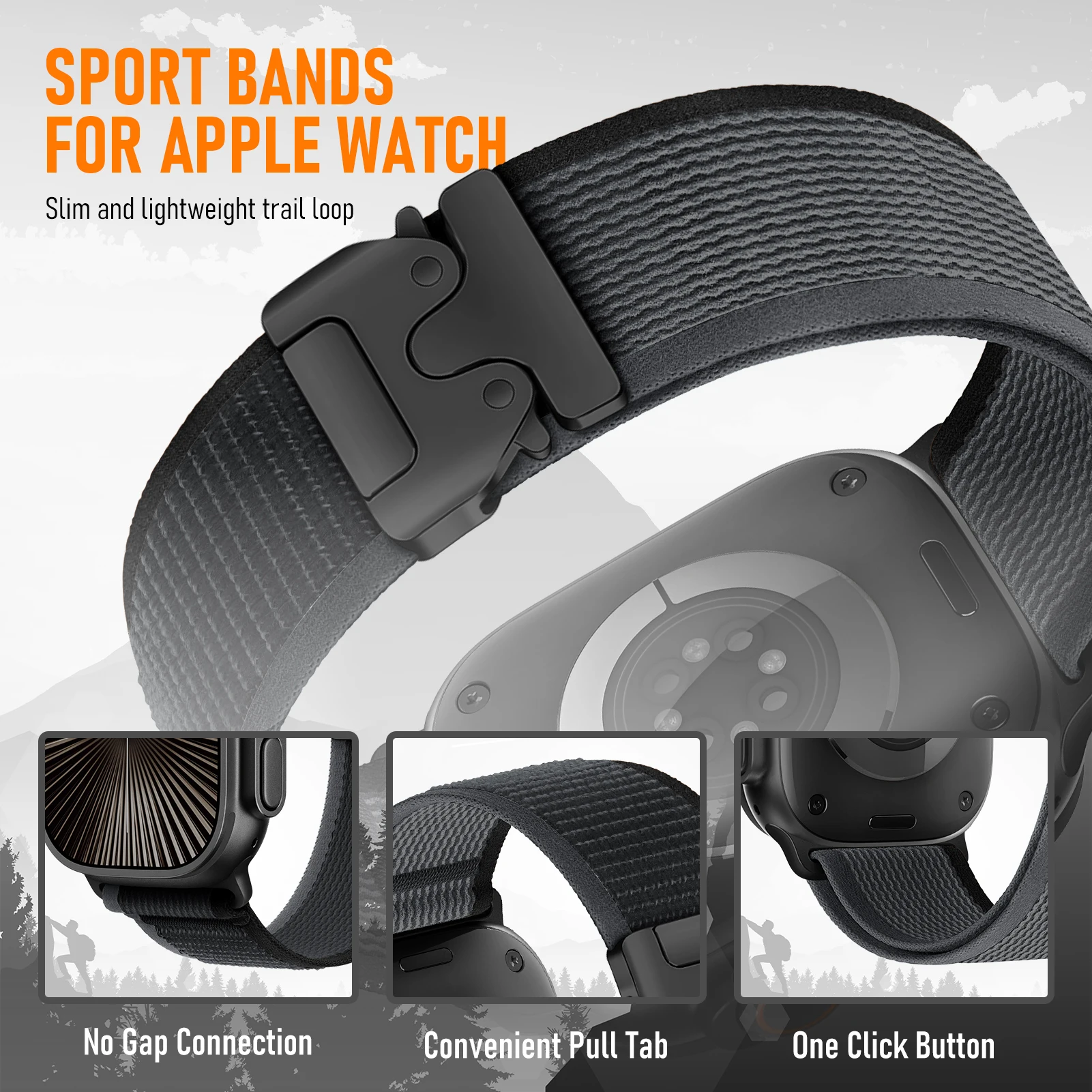 Premium Parachute Straps for Smartwatches - Durable & Stylish Bracelet Bands