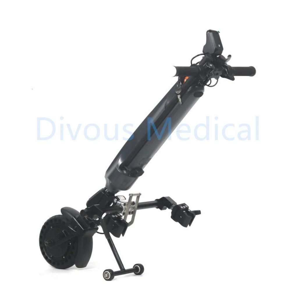 High Quality Lithium Battery 350W Sports Wheelchair Trailer Electric Drive Front Electric Handbike Handcycle 4