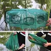 8 Hole Folded Fishing Net Mesh Hexagon Octagon Hand Fishing Net Casting Nets Crayfish Shrimp Catcher Tank Trap Cage Mesh Tool