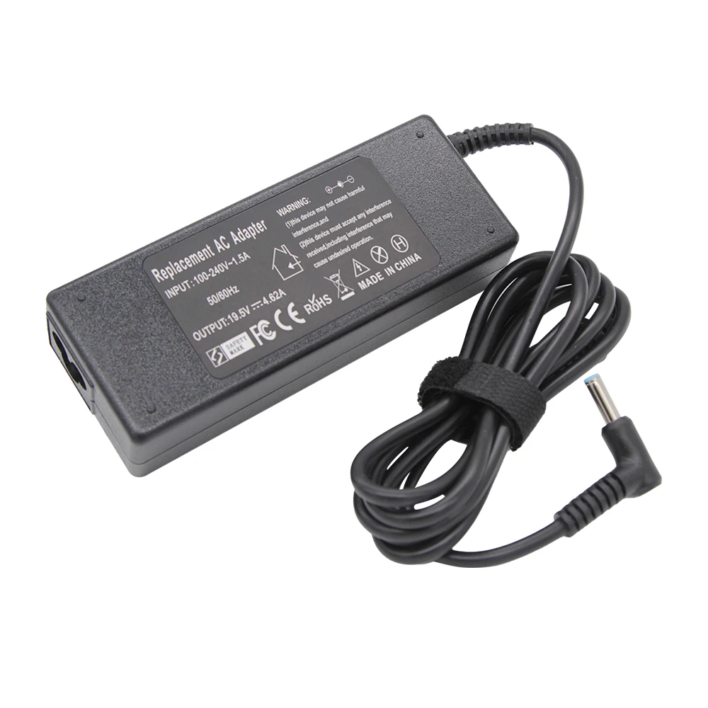 Adaptador de Carregador Portátil para Inveja Sleekbook 15 17 m6 m7 Pavilhão 11 14 Elitebook Folio 1040 Stream 13 19.5v 4.62a 90w 45*30 Milímetros - Imagem 6