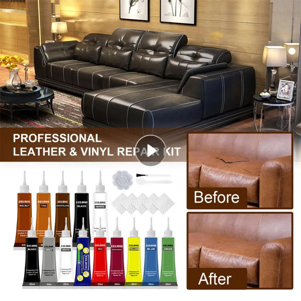 Leather Repair Kits For Couches PU Leather Repair Paint Gel For Sofa  Leather Repair Filler Cream Kit Perfect Color Matching - AliExpress