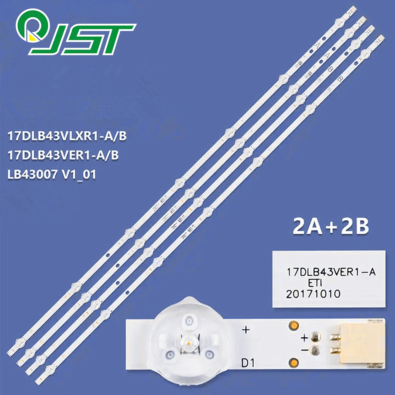 4pcs LED 43L3754DB 43L3654DB 43L1754DB CEL43FHDSB-16/1 43AO3SB 43A03SB 43A04B DLED43287FHDCNTDFVP DLED43287 DLED43287FHDCNTDFV 2
