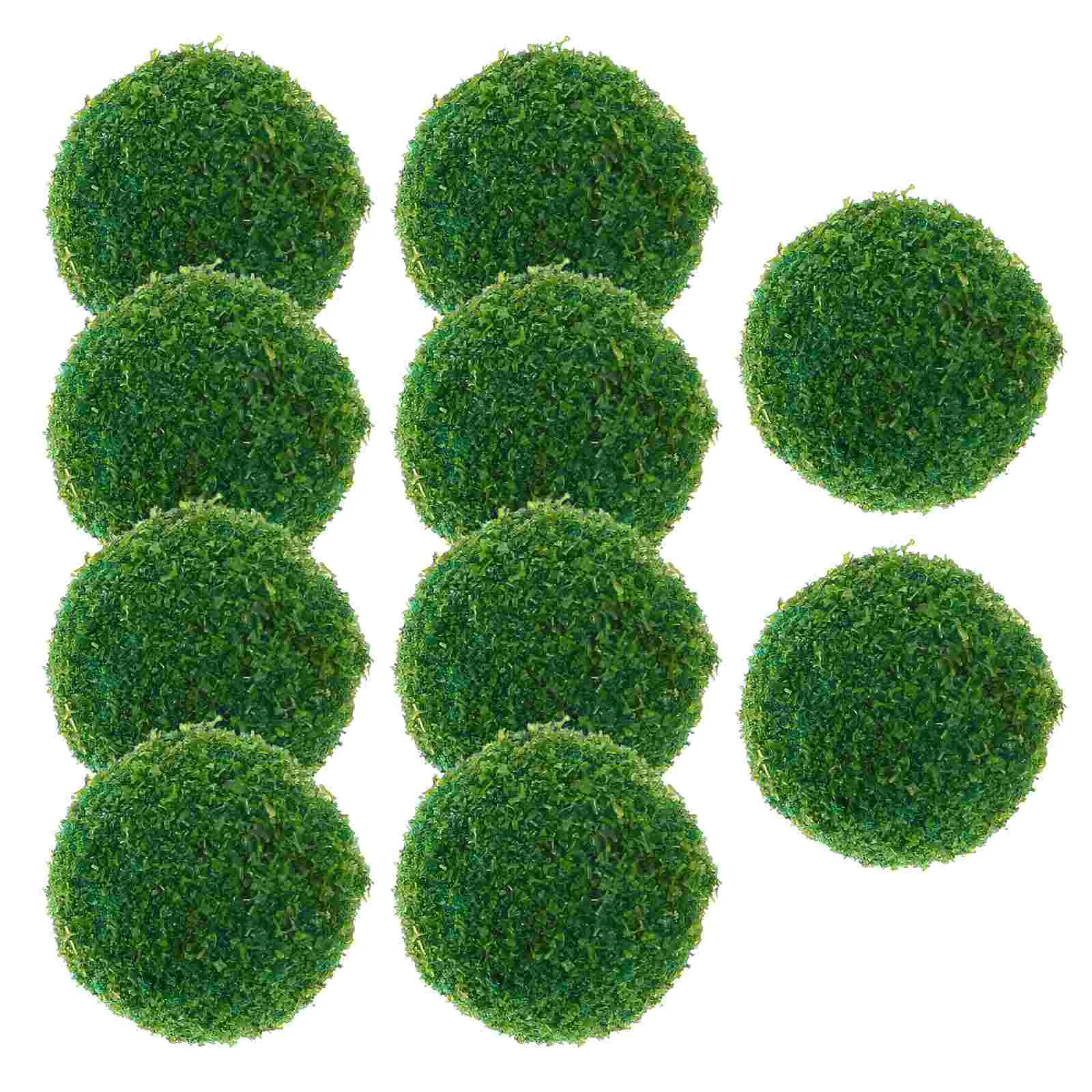 

10 Pcs Shrub Mini Miniature Grass Ball Sand Table Artificial Shrubs Plastic Sponge Micro Landscape Bush Balls House Ornament
