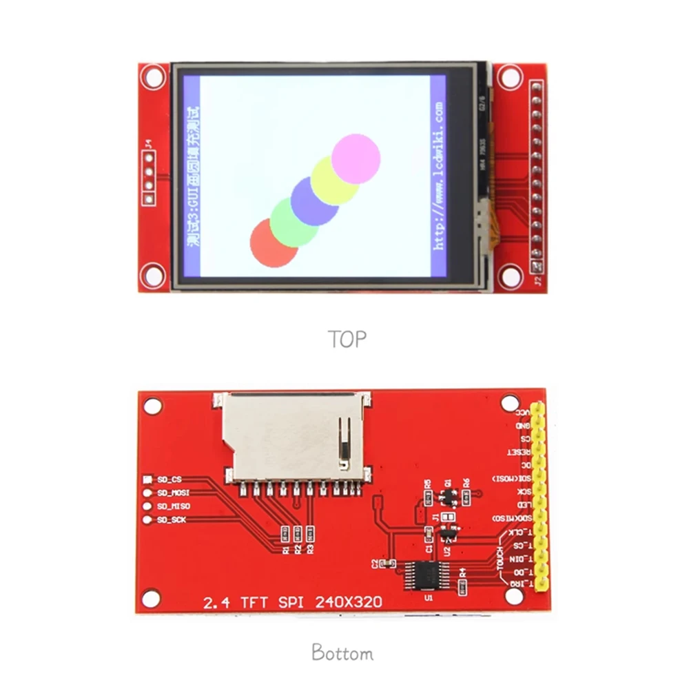 SPI TFT LCD ġ г  Ʈ ,  LED ÷, 2.2 ġ, 2.4 ġ, 2.8 ġ, 3.2 ġ, 3.5 ġ, 4.0 ġ, ILI9341, 240x320