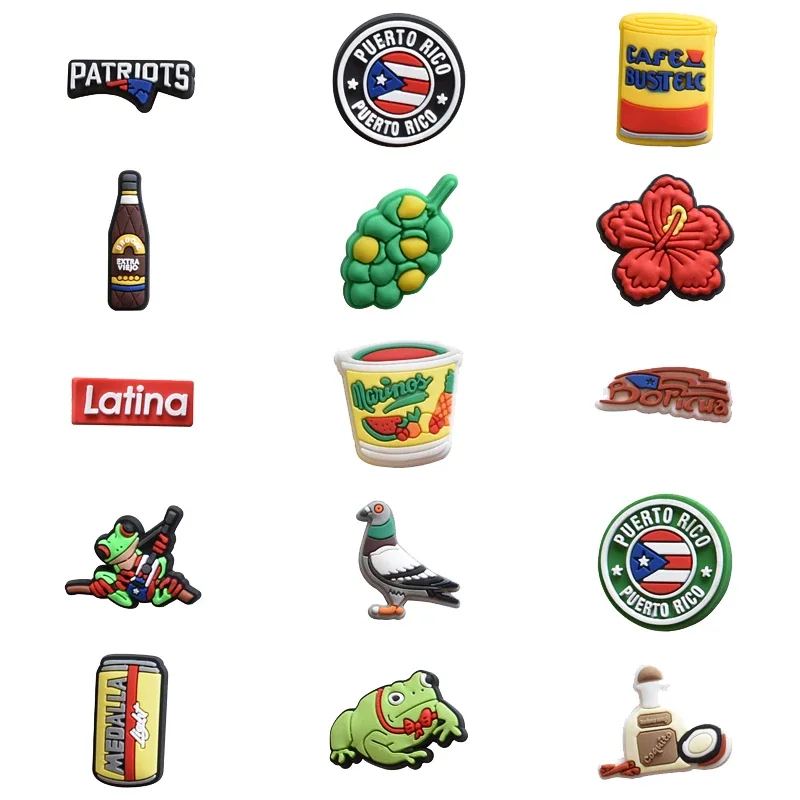 Frog-Themed Shoe Charms for Personalized Footwear Accessories
