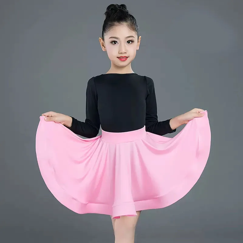 

Children's Latin dance dress girls skirt Professional practice competition dress requirements for girls tango performance dress