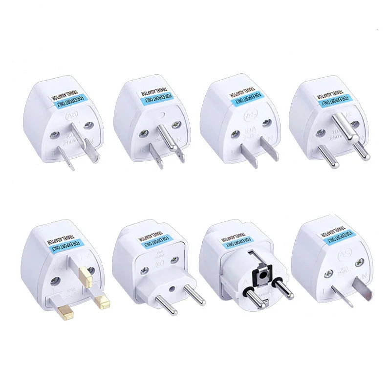 Universal Socket Adapter 1pcs EU US AU UK Plug Converter German France South Africa India Russia Brazil Travel Adaptor Plug 10A