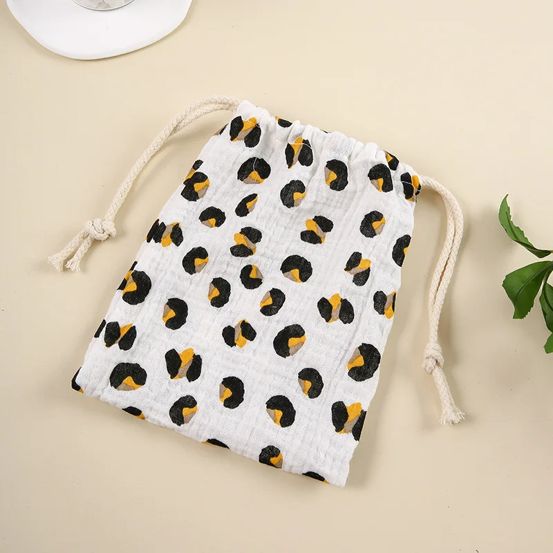 String Diaper Bag Cute Cartoon Print Baby Disposable Diaper Storage Bag Handbag Baby Boys Girls Bottle Trolley Hanging