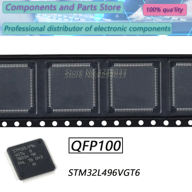 

1PCS STM32L496VGT6 STM32L496V STM32L49 STM32L QFP100 New Original Stock