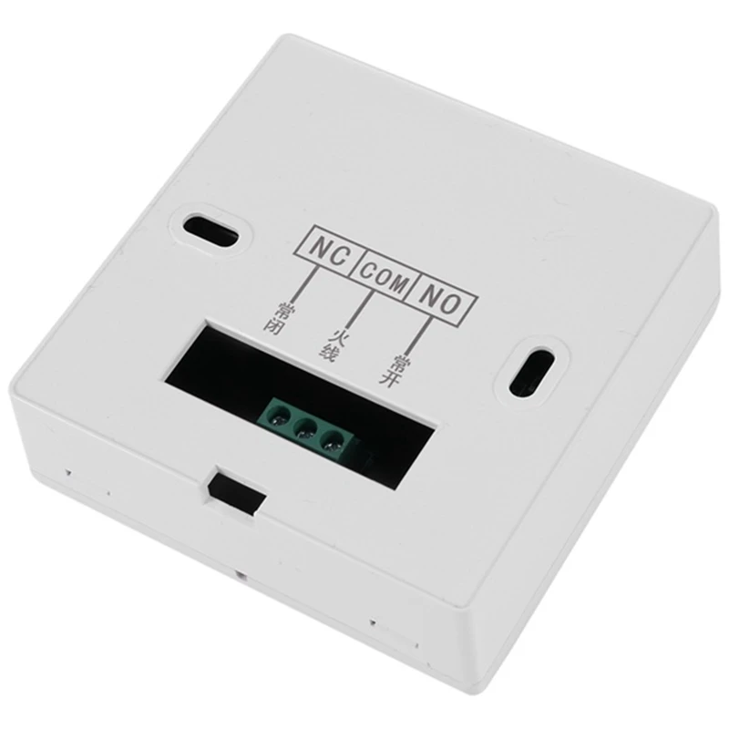 1 Set Wall Mounted Heating Thermostat For Boilers Weekly Programmable Thermostat