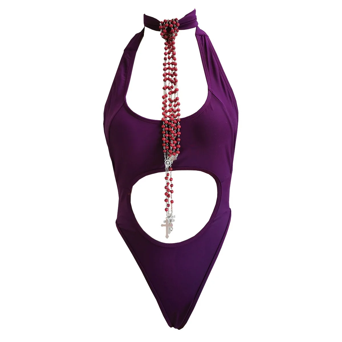 

Женский купальник с высокими штанинами, соблазнительный Монокини