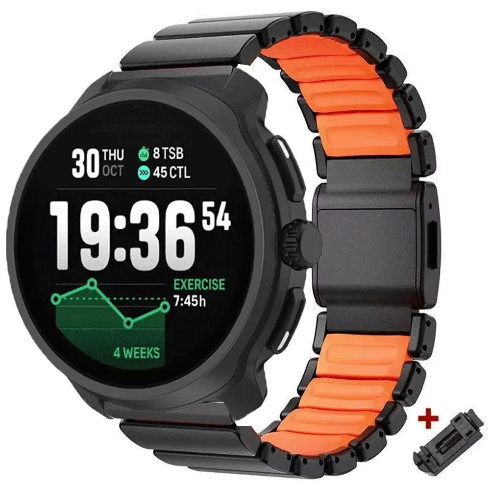 Elegant Alloy Metal Strap - Premium Replacement Band for Suunto Watches
