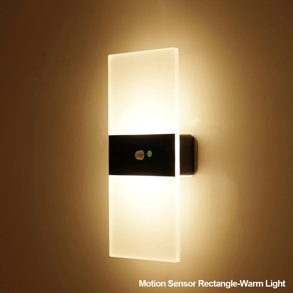 Rechargeable Wireless Wall Lights LED Indoor Light for Bedroom Bedside Balcony Corridor Lamps Decor LED Wall Lamp Home Decor
