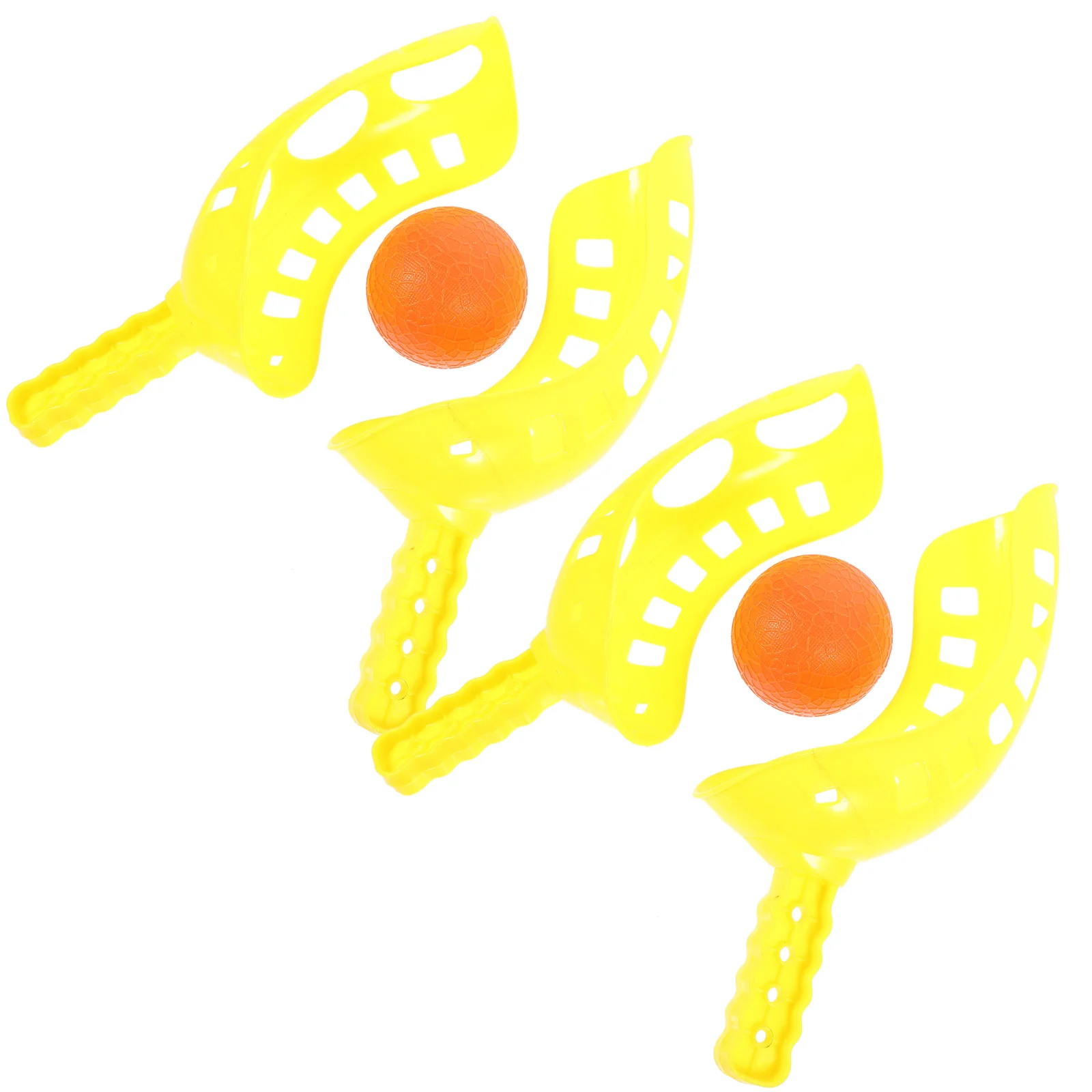 2 Sets Interactive Toss and Catch Balls Tossing Toy Toys for Kids Two-player Catching Outdoor Game Toddler Children 3
