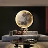 Moon Wall Lamp Aisle Corridor Mural Art Design Foyer Hallway Gallery Background Decoration Kid Bedroom Bedside Led Celing Light 1
