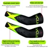 1Pair Sports Cycling Arm Sleeves Anti-UV Sun Protection UPFArm Compression Cover for Running Basketball Football Fishing 3