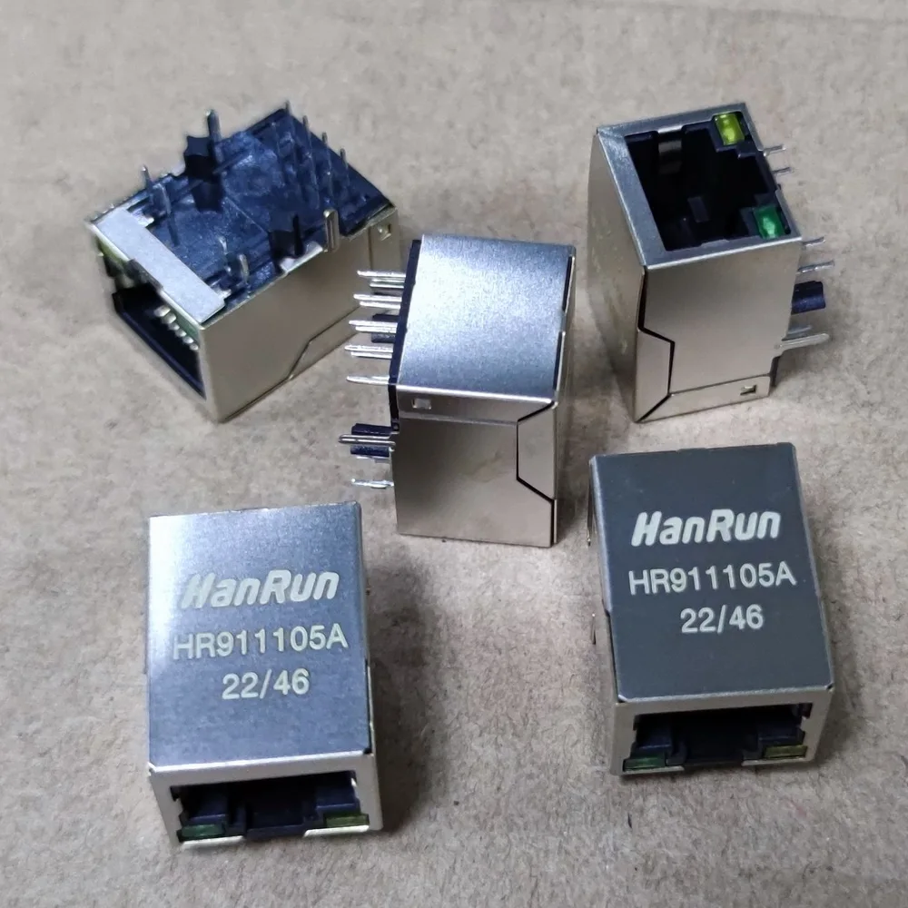 RJ45, transferência de dados com lâmpada, soquete