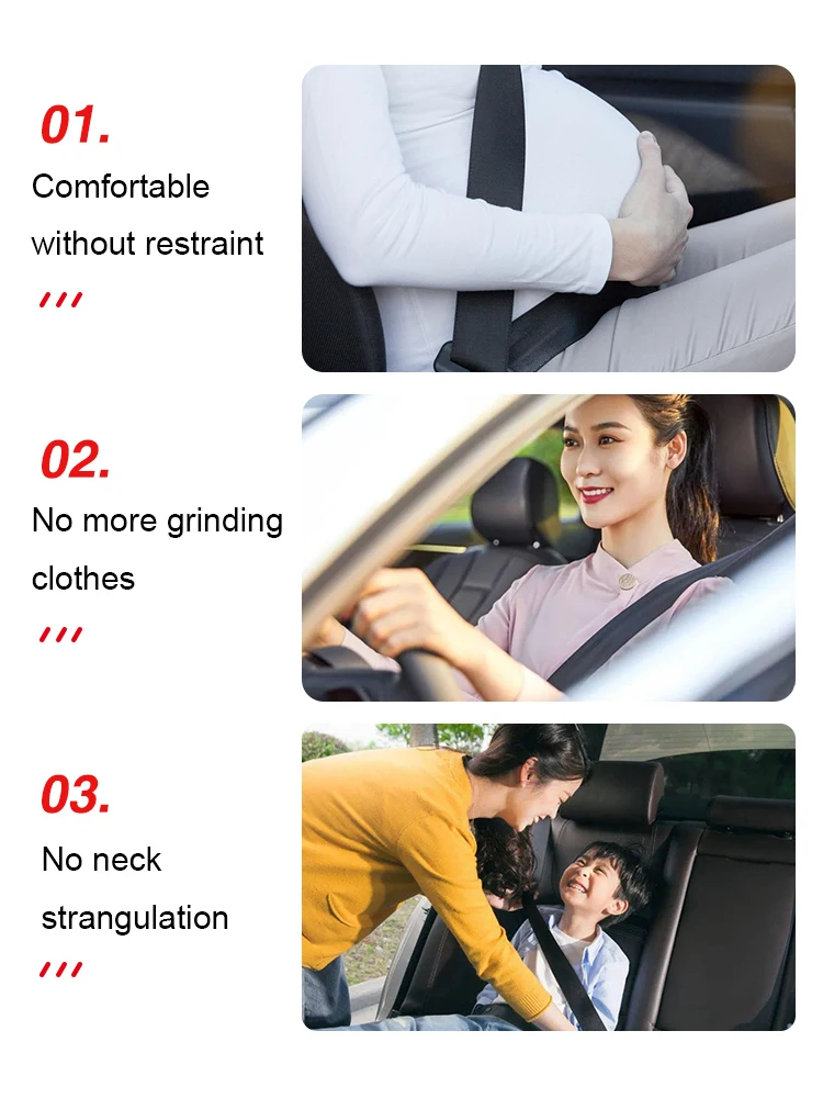 Car Seat Belt Limiter Buckle Stopper Safety Adjusting Clip