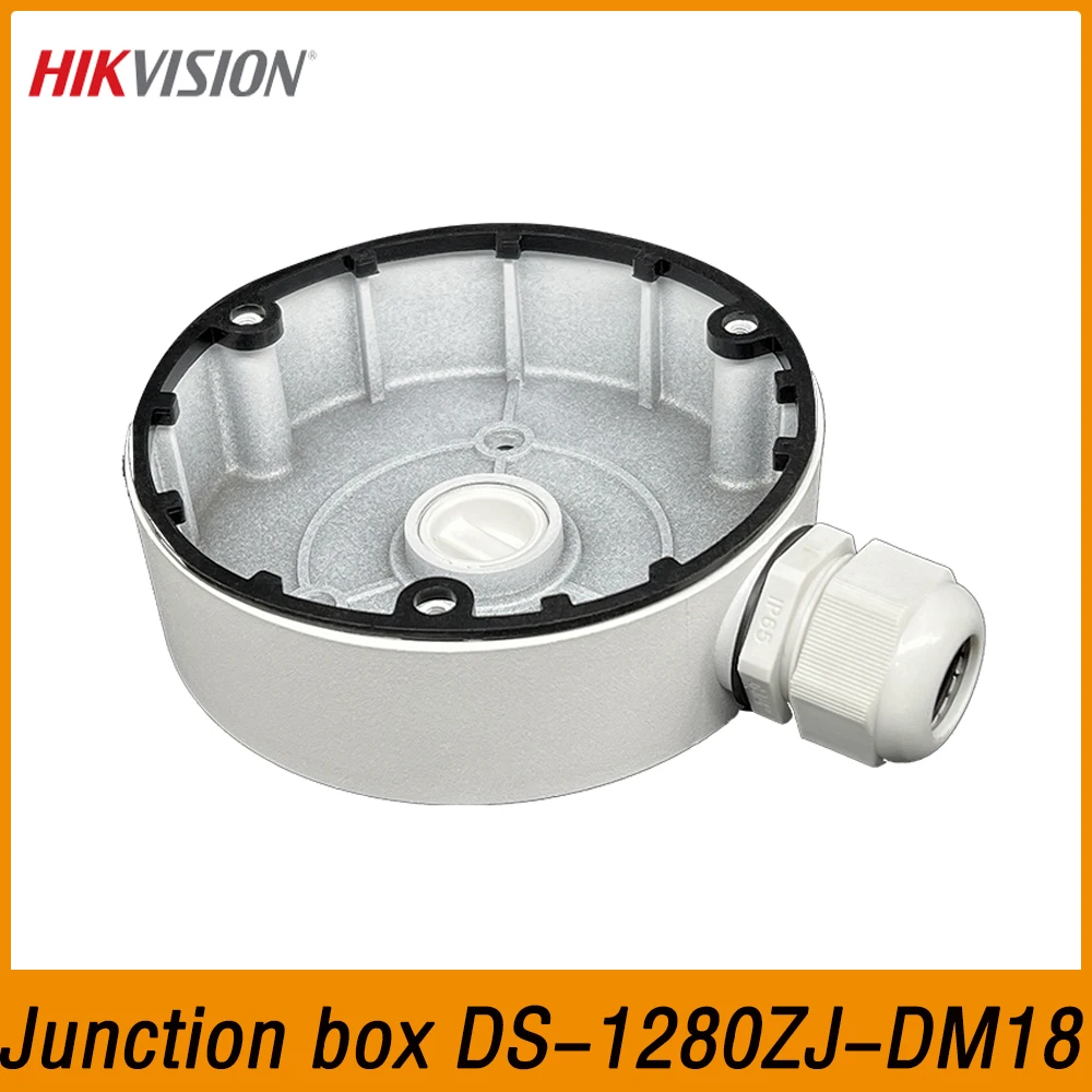 

Hikvision DS-1280ZJ-DM18 Junction Box Aluminum Alloy For Dome Camera Stand CCTV Accessories Camera Mount Support DS-2CD1143G0-I