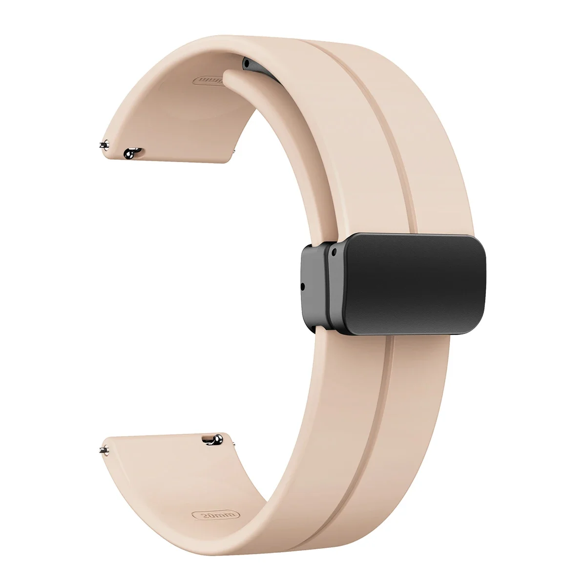 Silicone Magnetic Bracelet Watch Band (18/20/22mm)