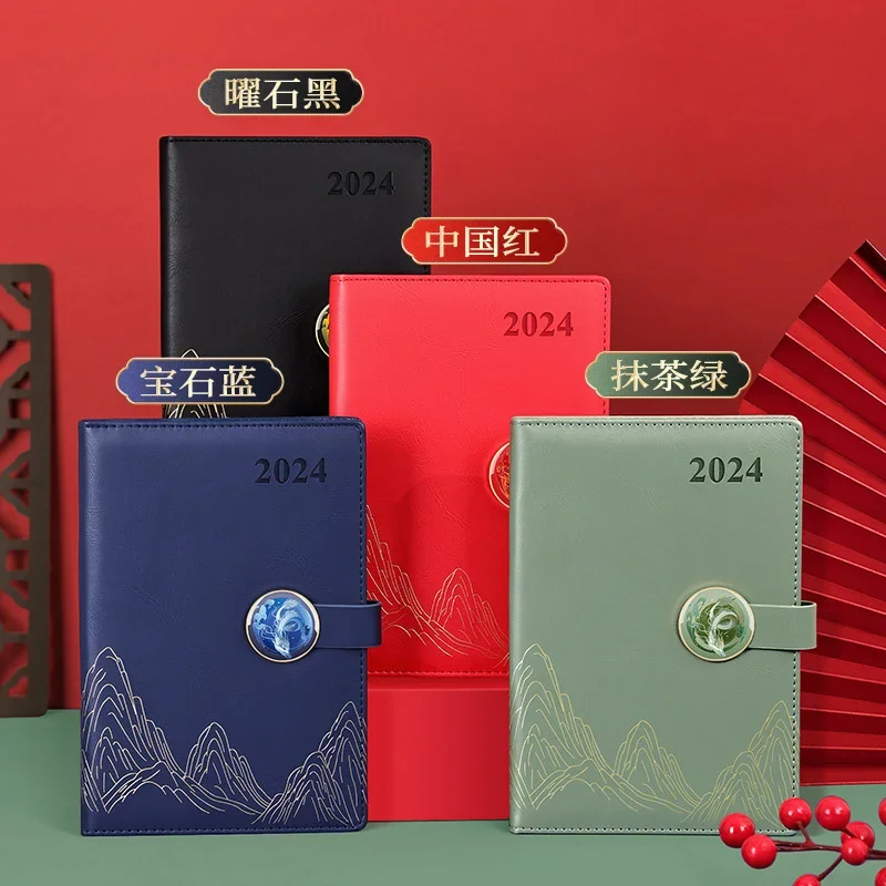 

Блокнот-органайзер и дневник, ежедневный, Еженедельный журнал, набор для заметок, блокнот-планировщик, блокнот с календарем 2024, блокнот для школьных заметок