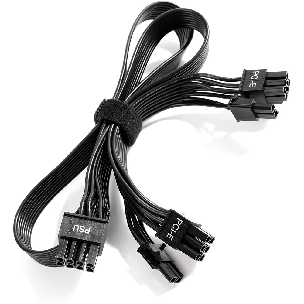 

PSU VGA папа к двойному PCIe 8 (6 + 2) Pin папа PCIE GPU Кабель питания для EVGA G + G2 G3 G5 GA GM B3 B5 T2 модульный источник питания