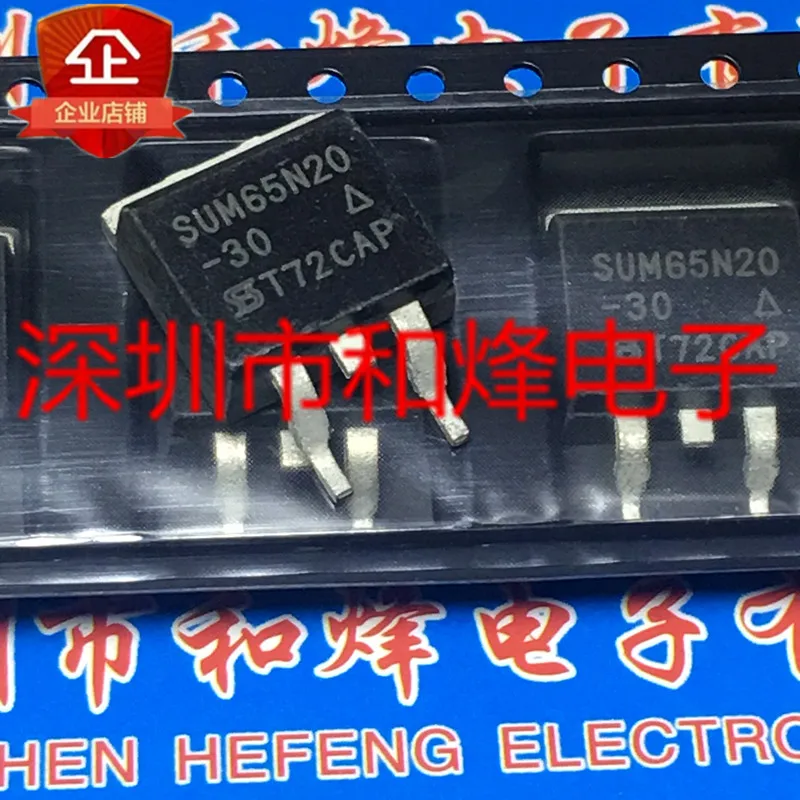

30pcs original new SUM65N20-30 TO-263