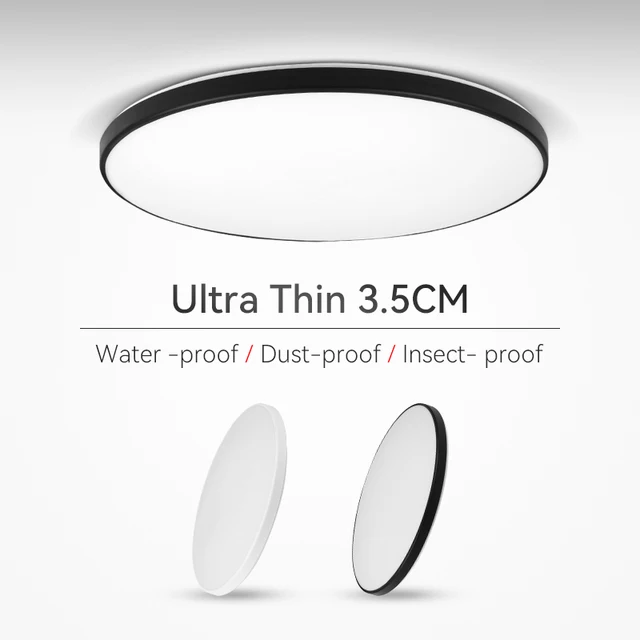 Plafoniera LED Rotonda 20W - Impermeabile Per Bagno, Cucina, Camera Da Letto E Soggiorno - Foto 8