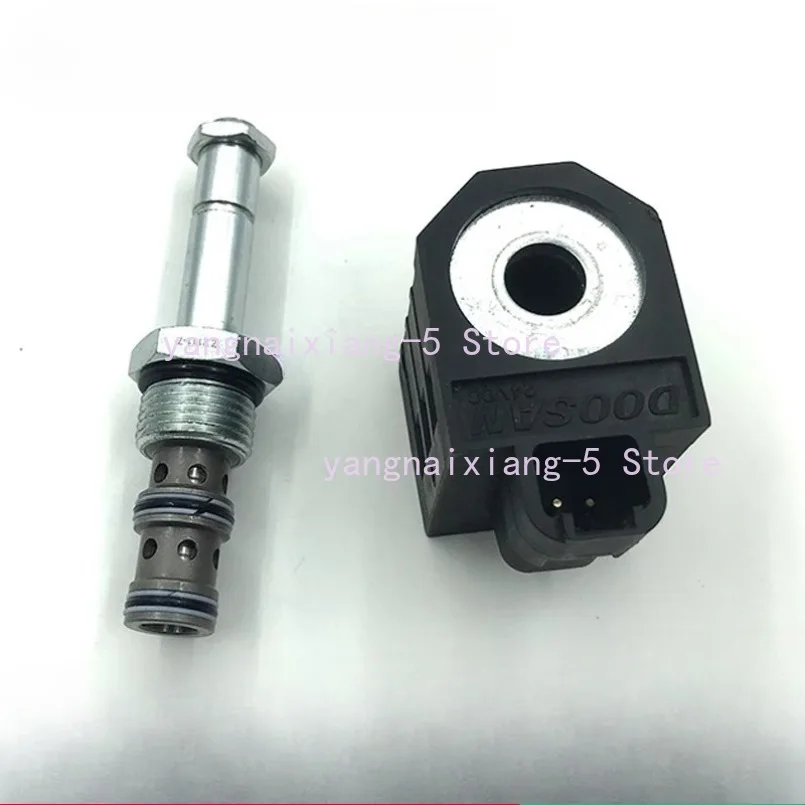 For Hyundai R60-7/80/150/215/225/305/335-7 Pilot Safety Lock Solenoid ...
