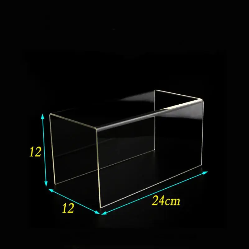 Description Picture 6 of item2pcs Clear Acrylic Display Stand For Shoes Cosmetic Showcase Jewelry Storage Rack U Shaped Action Figures Toys Collections Shelf