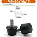 M6x20x16x15