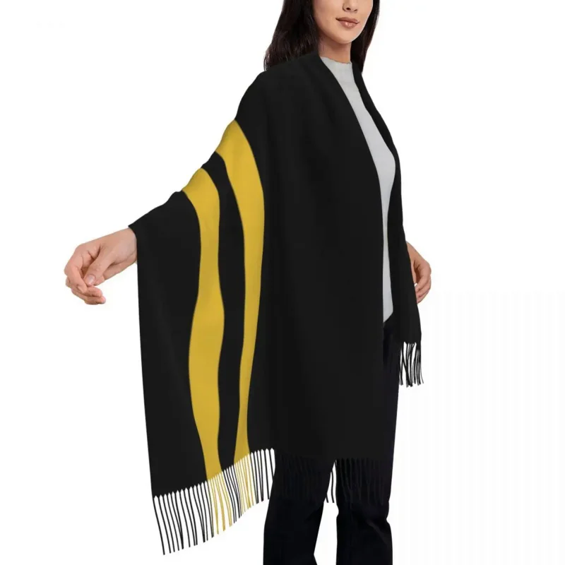 

Blockchain Digital Currency Bitcoin Tassel Scarf Women Soft BTC Cryptocurrency Shawl Wrap Female Winter Fall Scarves