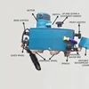 Portable Glass Straight Edge Polishing Grinder Trim Machine 220V / 820W Small Convenient Multi-Function Glass Grinding Machine 4