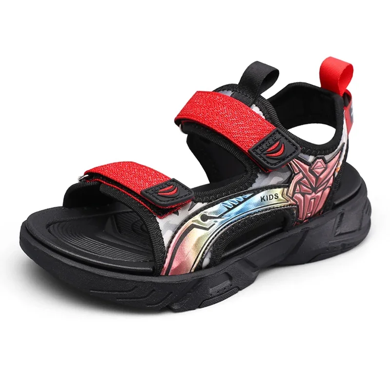 Children's Summer Sandals Open Toe Boys' Beach Shoes Soft Sole Non Slip Casual Sports Sandals