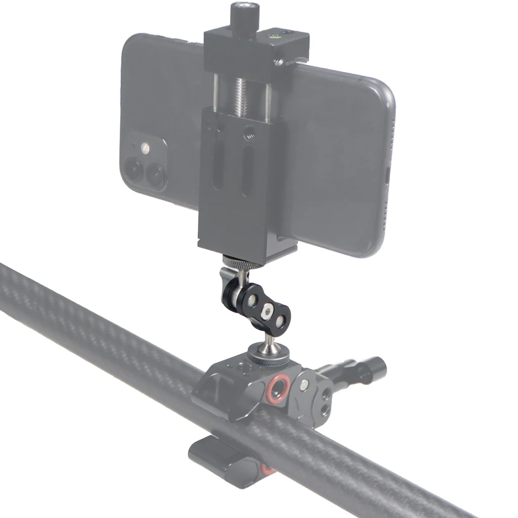 Mini Magic Arm Doppelkugelkopf 1/4 Schraubenadapter Stativ Verlängern Sie die Lichthalterung Mikrofon Feldmonitorhalter für Gopro OSMO 360-Ständer – Detail 36