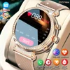 Women diamond Smart Watch ECG Women Health tracking Watch Full Touch Screen BT Call Custom dial Smartwatch For Huawei Xiaomi IOS 1