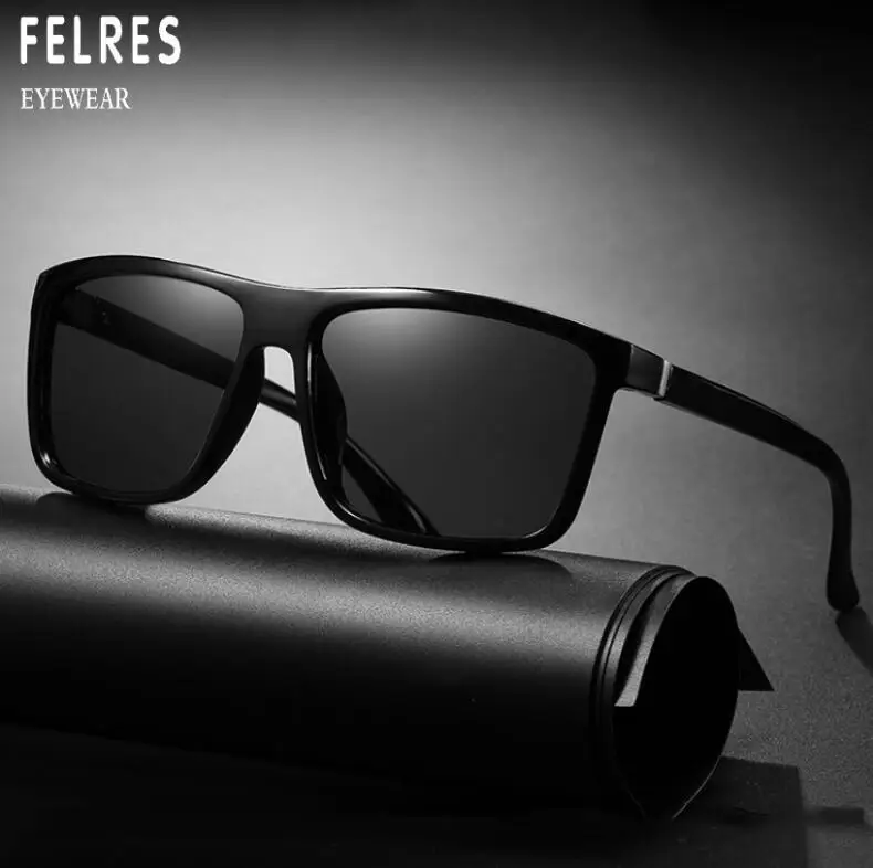 Men Myopia Glasses Square Frame - Prescription Sunglasses With UV Protection