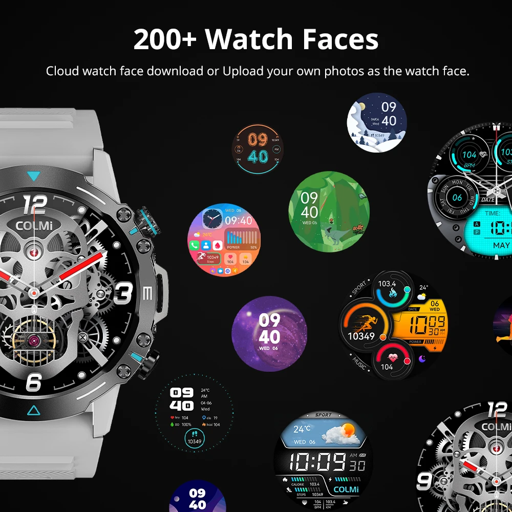 COLMI M42 Smartwatch 1.43'' AMOLED Display 100 Sports Modes Voice Calling Smart Watch Men Women Military Grade Toughness Watch