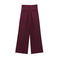 Costume pour femme solide col rond pantalon ensembles ensembles élégants pour femmes nouveaux ensembles assortis femmes deux pièces pantalons ensembles 3736042 5