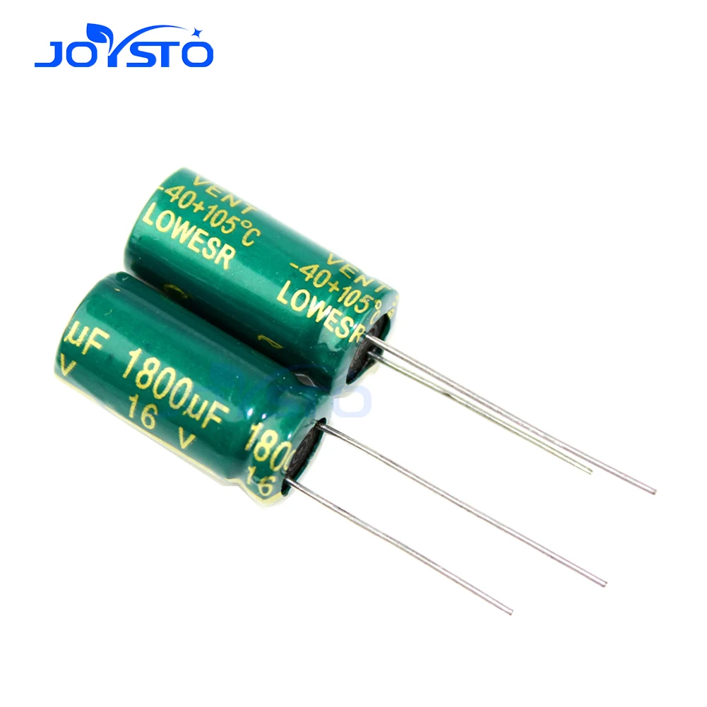 고주파 저임피던스 알루미늄 전해 캐패시터, 1800UF, 10*20, 1800uf, 16V, 10PCs/로트-Freehip.co.kr