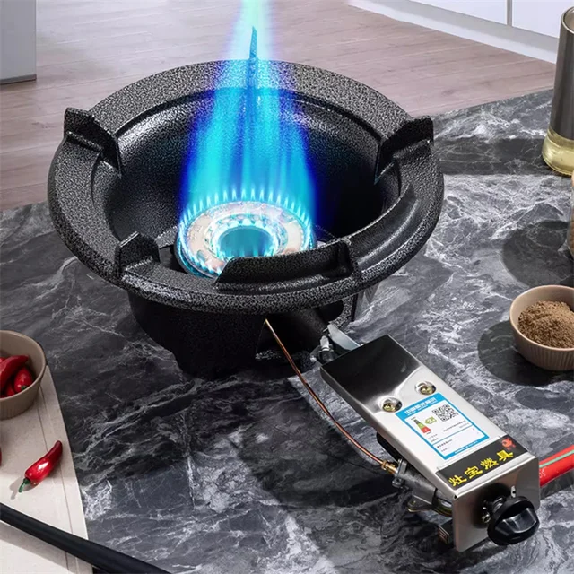 Fierce Fire Energy-saving Stove Commercial Single Stove Medium and High Pressure Liquefied Gas Stove Restaurant Special Cooktop