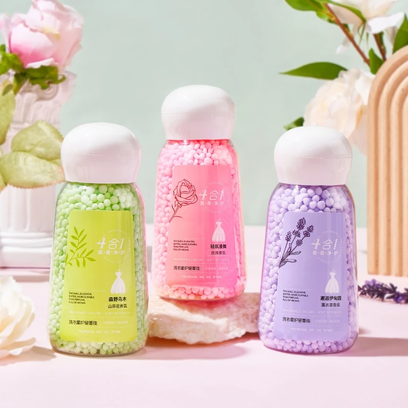 Laundry Beads 200g Bottle Lasting Fragrance Odor Remover Scent Bead for