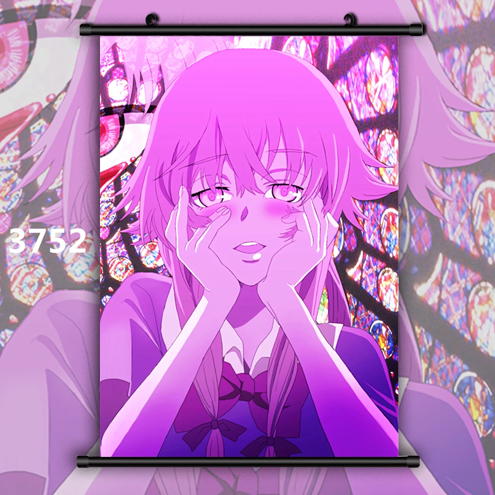 Quadro Decorativo A4 Anime Mirai Nikki