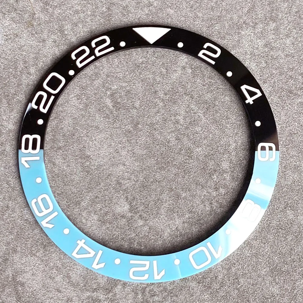 Ceramic/Aluminum Sloping Watch Bezel Insert