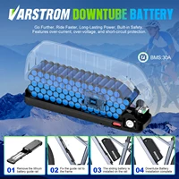 Batterie de vélo électrique 48V 36V 52V tube inférieur Hailong 21700 18650 cellules 13Ah 16 20Ah batterie au Lithium d'origine pour moteur de vélo électrique 2