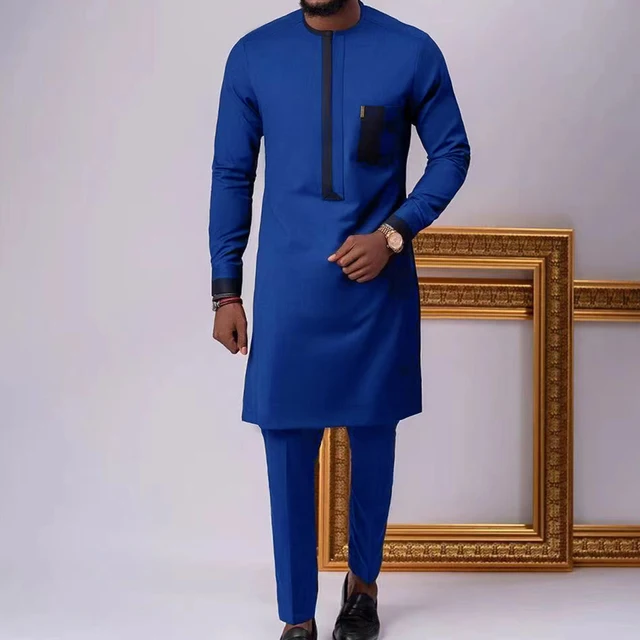 Ade Long Sleeve Dashiki Outfit - Image 3