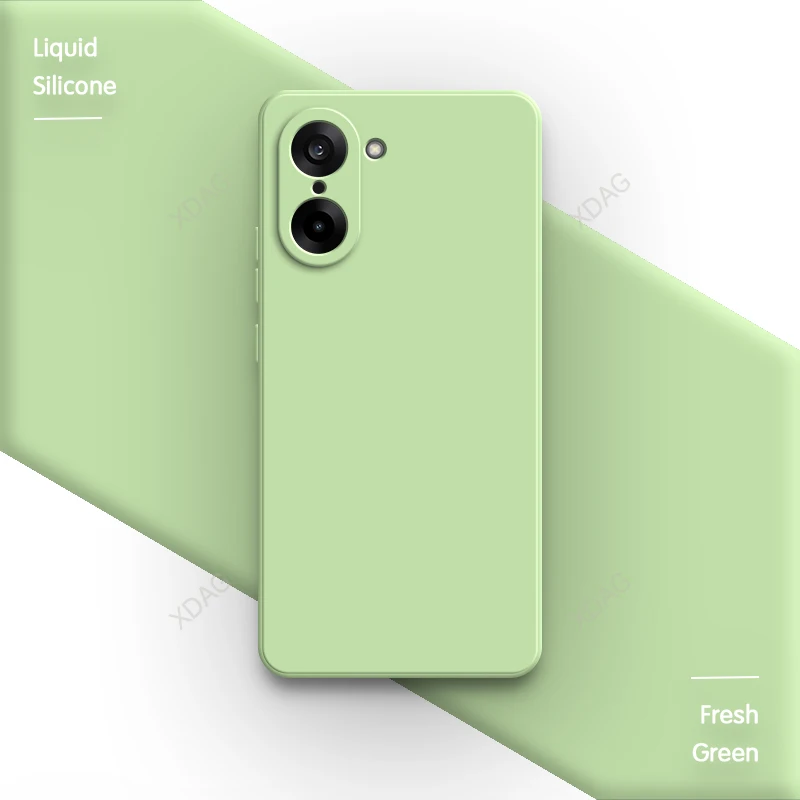 Premium Liquid Silicone Soft Back Cover - Fashionable and Protective Design