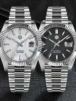 San Martin Retro DATE JUST V2 40mm Men Watch Luxury Automatic Mechanical Watches Sapphire Cyclops 10Bar Luminous BGW-9 SN0059-2 2