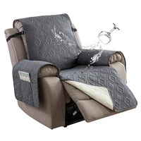 Waterproof Recliner Chair Cover Non Slip Armchair Slipcovers For Recliner Chair With Pocket Washable Reclining Chair Cover 1
