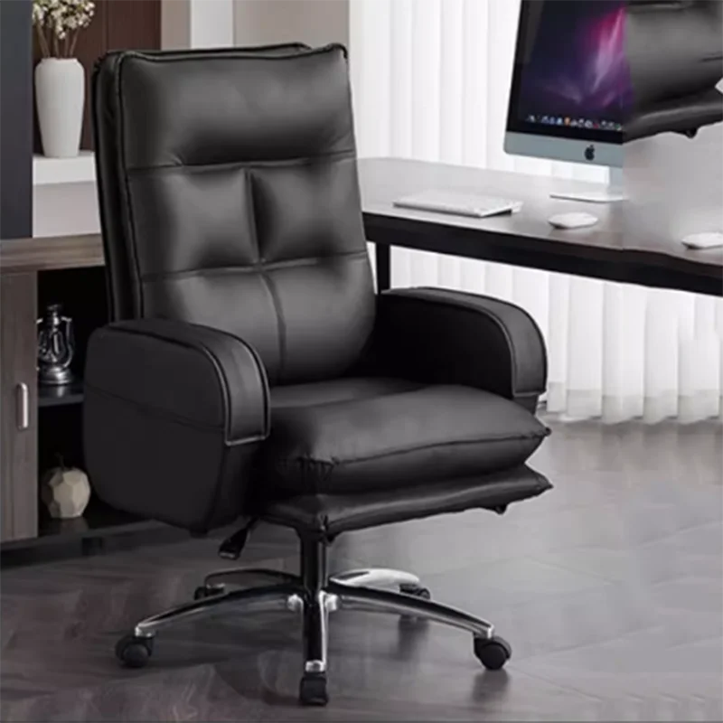 Ergonomic Executive Desk Chair Lazy Nordic Designer Armchair Office Chair Mobile Recliner Chaise De Bureaux Salon Furniture DWH